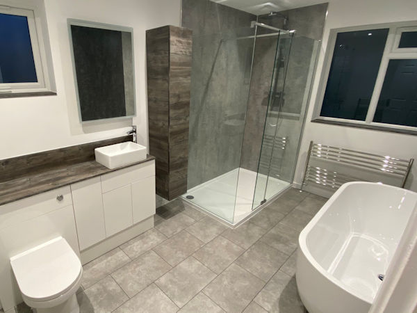 Bathrooms installed and finished beautifully